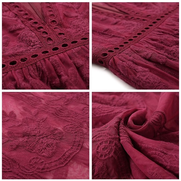 Gorgeous Lace Maxi Dress - Picture 7 of 7